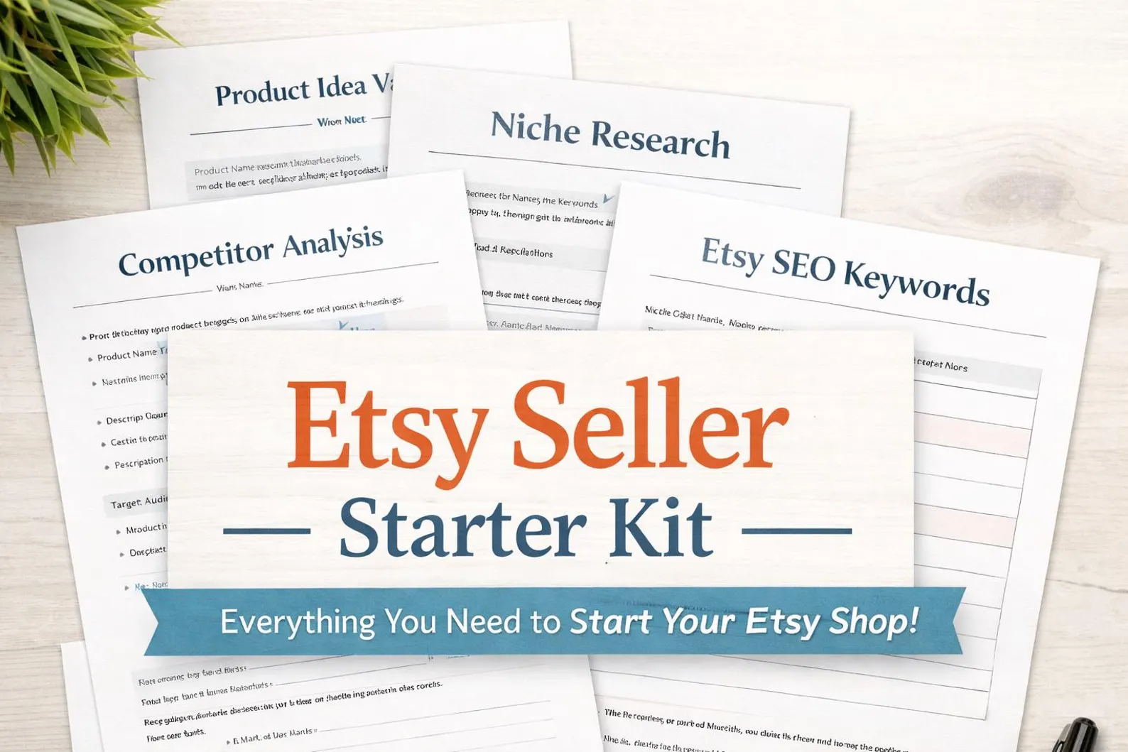 Etsy Seller Starter Kit Workbook